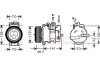 Компресор кондиціонера MERCEDES C-CLASS W203 00- Van Wezel 3000K091 (фото 2)