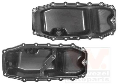 Піддон, масляний картера двигуна OPEL Agila/Corsa/Astra 1.3CDTi (Wan Wezel) Van Wezel 3777070