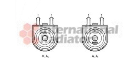 Радіатор оливи Van Wezel 40003285 (фото 1)