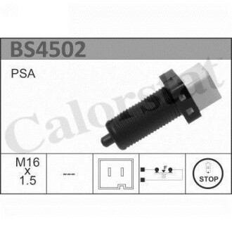 PEUGEOT вимикач STOP-сигналів 405 -92, 605 -99. Vernet BS4502