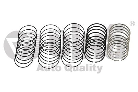 Комплект поршневих кілець 2,4 L/3,0L 81 мм (на 6 поршнів) Audi A4 (01-04),A6 (97-05) Vika 11981631901