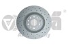 Диск тормозной передний Skoda Superb (08-13)/VW Golf (06-13),Passat (06-11) перфорированный (Geomet) Vika 66151717001 (фото 1)