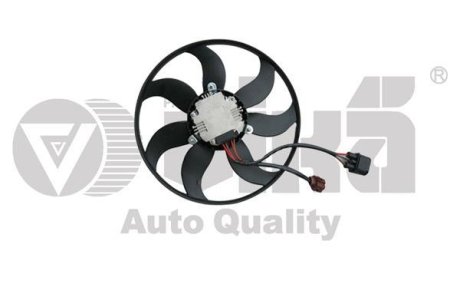 Вентилятор радіатора 300W Skoda Octavia (04-13), Superb (08-13, 14-)/VW Caddy (04-08), Golf (04-07), Passat (06-07) Vika 99590360401