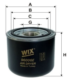 Патрон осушувача повітря WIX FILTERS 96006E