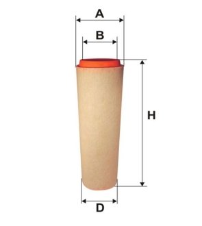 Фильтр воздушный BMW Serie 3 (E46), Serie 3 (E90/E91/E92/E93), Serie 5 (E39), Serie 5 (E60 WIX WIX FILTERS WA6574