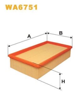 Фільтр повітряний /134/5 (WIX-FILTERS) WIX FILTERS WA6751