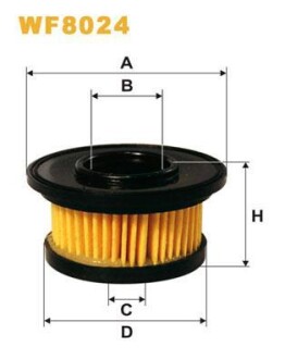 Фільтр палив. газ. обладнання MARINI /PM999/1 (WIX-FILTERS) WIX FILTERS WF8024