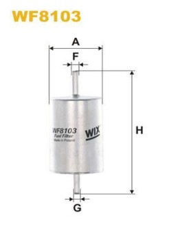 ФІЛЬТР ПАЛИВА WIX FILTERS WF8103