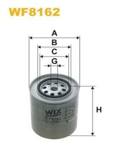 Фільтр палив. BMW PP854/1/ (WIX-FILTERS) WIX FILTERS WF8162