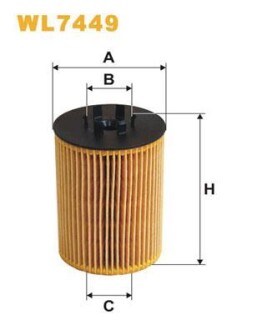 ФІЛЬТР ОЛИВИ WIX FILTERS WL7449