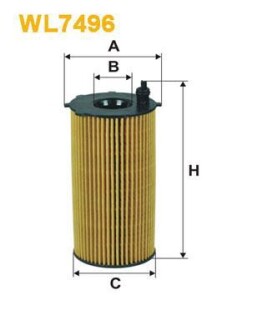 ФІЛЬТР ОЛИВИ WIX FILTERS WL7496