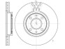 Диск тормозной передний (кратно 2) (Remsa) Fiat Doblo I Linea Qubo / PSA Nemo Bipper WOKING D6443.10 (фото 1)