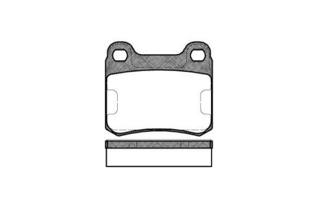 Колодки тормозные WOKING P0573.10