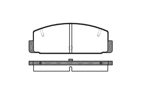 Колодки тормозные WOKING P0793.10