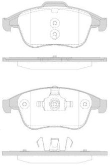 Колодки тормозные диск. перед. (Remsa) Renault Scenic III Grand Scenic III Megane III 2,0TCe WOKING P12503.30