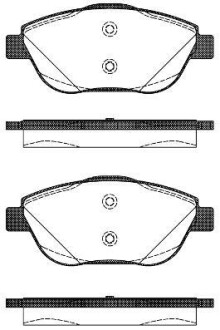 Колодки тормозные WOKING P12923.10