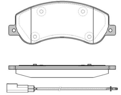 Колодки гальмівні WOKING P13503.11