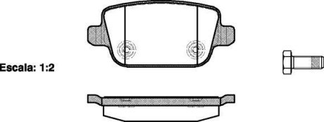 Колодки тормозные диск. задн. (Remsa) Ford Mondeo IV, Galaxy II, S-max WOKING P13563.00