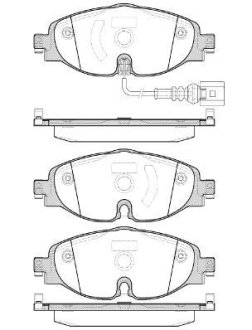 Колодки тормозные WOKING P14153.01