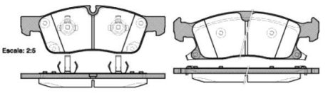 Колодки тормозные WOKING P15303.02