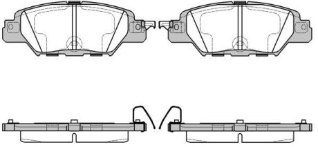 Гальмівні колодки зад. Mazda CX5 2.0-2.5 12- WOKING P17773.00