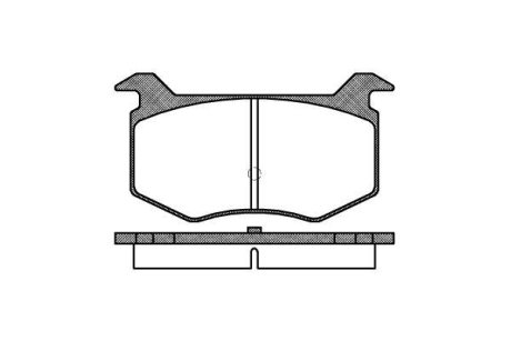 Гальмівні колодки пер. Moskvich WOKING P2883.00