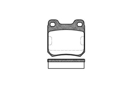 Колодки тормозные WOKING P3393.00