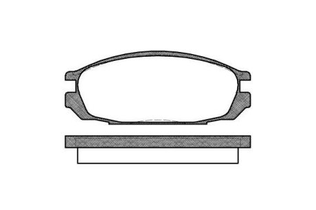 Колодки тормозные WOKING P3923.00