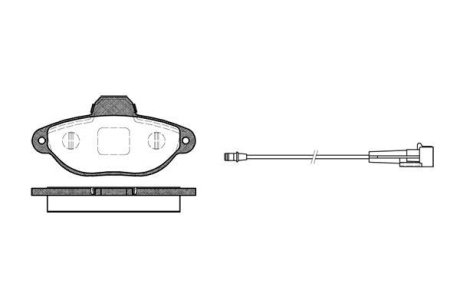 Колодки тормозные WOKING P5143.01