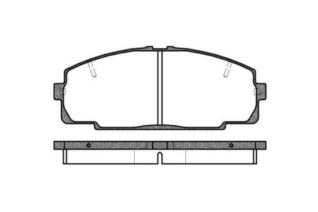 Колодки гальмівні WOKING P5213.20