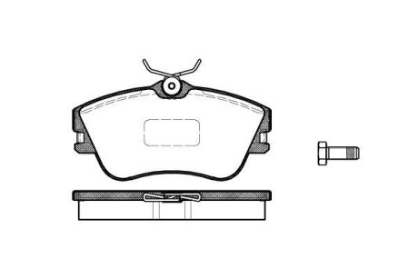 Колодки тормозные WOKING P5803.00