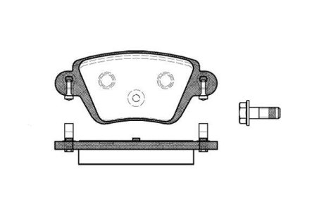 Колодки тормозные WOKING P6773.10