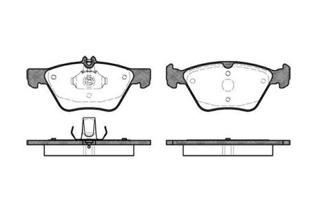 Гальмівні колодки пер. W202/210 (ATE)/211 4Matic WOKING P701300