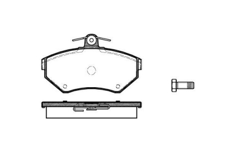 Гальмівні колодки пер. AUDI A4/SEAT CORDOBA/VW PASSAT 1.6-1.9DH 94-02 (TRW) WOKING P7313.10