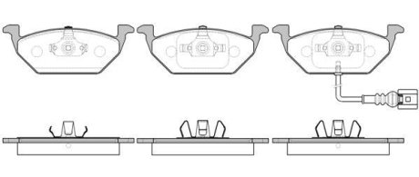 Колодки тормозные WOKING P7333.41