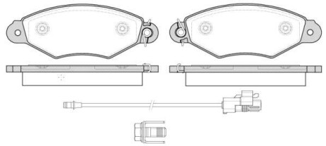 Колодки гальмівні WOKING P7433.30