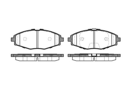 Гальмівні колодки пер. Benni/Lanos/Matiz/Sens/Spark (97-21) WOKING P7963.00