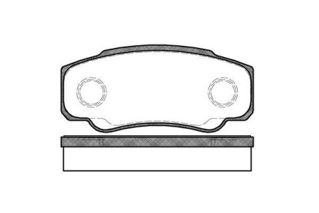 Колодки тормозные WOKING P8613.00