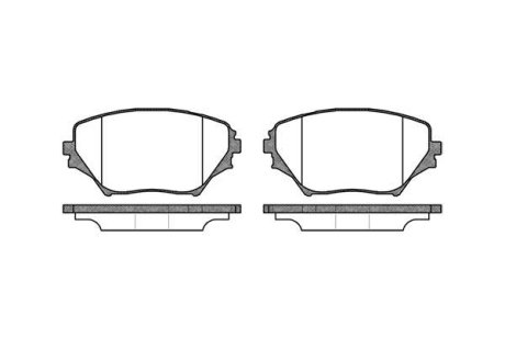 Колодки тормозные WOKING P9133.00