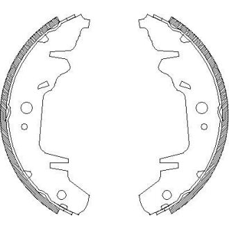 Колодки тормозные WOKING Z4020.00