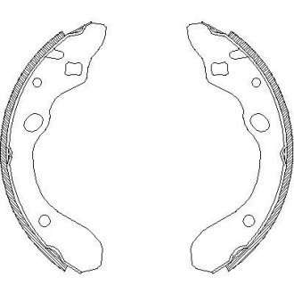 Колодки тормозные WOKING Z4147.00