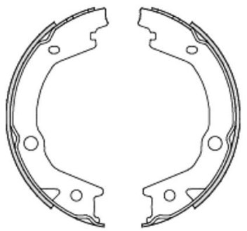 Колодки тормозные WOKING Z4697.00