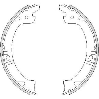 Колодки тормозные WOKING Z4744.00