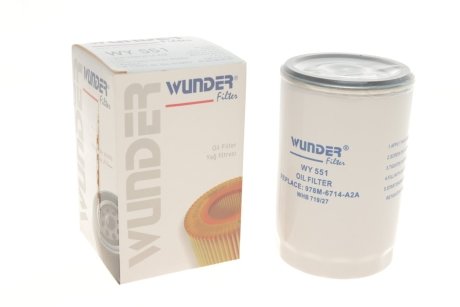 Фільтр масляний WUNDER WUNDER FILTER WY 551