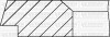 Комплект поршневих кілець (на 1 поршень) FORD Transit Connect 1.8TDCi (82.5/STD) (1.75/2/2) YENMAK 91-09477-000 (фото 3)