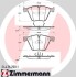 Комплект гальмівних колодок ZIMMERMANN 24436.200.1 (фото 1)