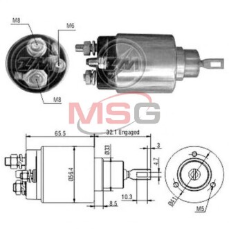 Втягуюче реле ZM ZM977